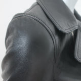 Saint Laurent Leather Biker Jacket Black Size 40