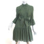 Derek Lam 10 Crosby Grommet-Embellished Mini Shirt Dress Green Size 2