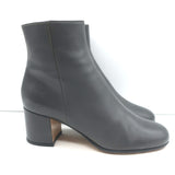 Gianvito Rossi Joelle Ankle Boots Gray Leather Size 38