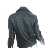 Saint Laurent Leather Biker Jacket Black Size 40