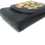 Gucci GG Marmont Bug Belt Pouch Black Matelasse Quilted Leather