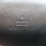 Gucci GG Marmont Bug Belt Pouch Black Matelasse Quilted Leather