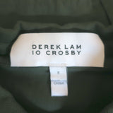 Derek Lam 10 Crosby Grommet-Embellished Mini Shirt Dress Green Size 2