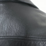 Saint Laurent Leather Biker Jacket Black Size 40