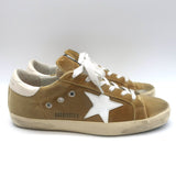 Golden Goose Superstar Velvet Low Top Sneakers Gold Size 40