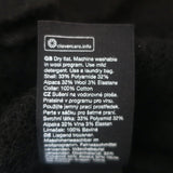 & Other Stories Embroidered Collar Cardigan Black Alpaca-Blend Size Small