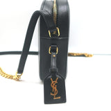 Saint Laurent Camera Bag Black Smooth Leather Chain Strap Crossbody