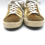 Golden Goose Superstar Velvet Low Top Sneakers Gold Size 40