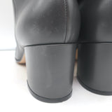 Gianvito Rossi Joelle Ankle Boots Gray Leather Size 38