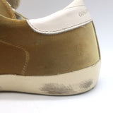 Golden Goose Superstar Velvet Low Top Sneakers Gold Size 40