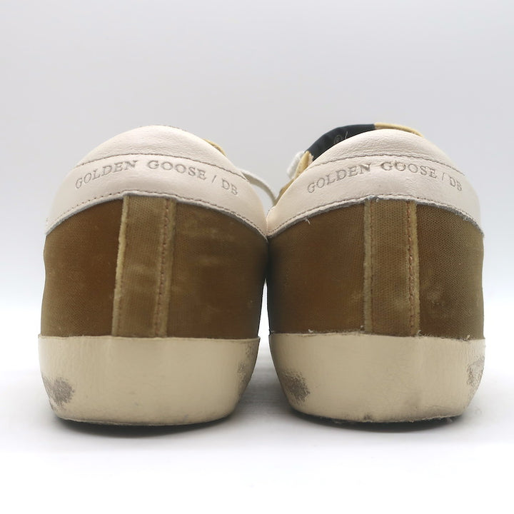 Golden Goose Superstar Velvet Low Top Sneakers Gold Size 40