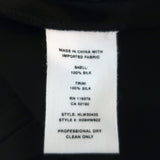 Helmut Lang Zipper Slip Dress Black Satin Size Medium