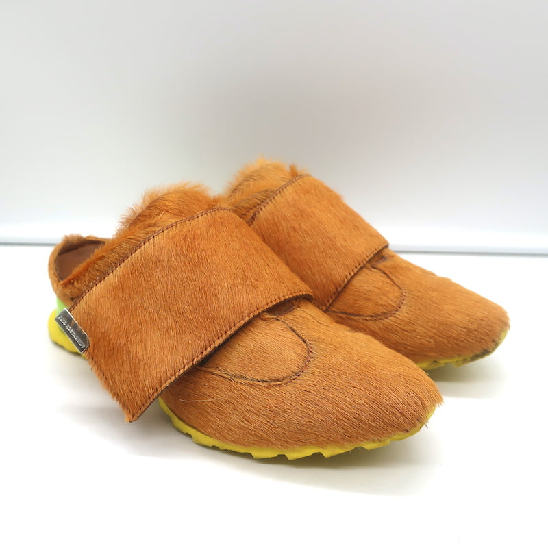 Kiko Kostadinov Palm Mules Brown Calf Hair Size 38 Pointed Kiko Kostadinov Palm Mules Brown Calf Hair Size 38 Pointed