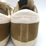 Golden Goose Superstar Velvet Low Top Sneakers Gold Size 40