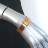 Celine Pontet Gold-Plated Hinged Bracelet Size Large