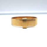 Celine Pontet Gold-Plated Hinged Bracelet Size Large