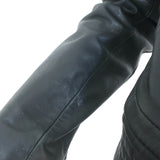 Rag & Bone Leather Quilted-Sleeve Jacket Black Size 6