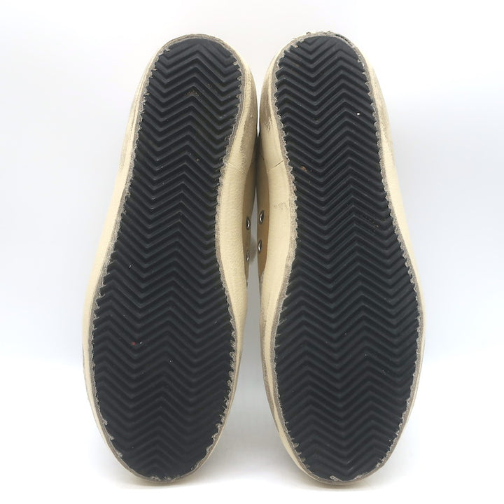 Golden Goose Superstar Velvet Low Top Sneakers Gold Size 40