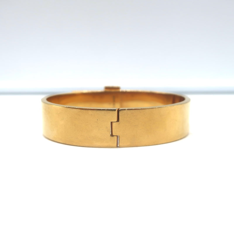 Celine Pontet Gold-Plated Hinged Bracelet Size Large
