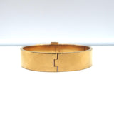 Celine Pontet Gold-Plated Hinged Bracelet Size Large