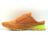 Kiko Kostadinov Palm Mules Brown Calf Hair Size 38 Pointed Toe Flats