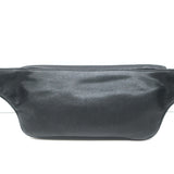Saint Laurent Cassandre Classic Monogram Belt Bag Black Grain de Poudre Leather