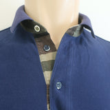 Christian Dior Short Sleeve Polo Shirt Navy Cotton Pique Size Medium