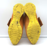 Kiko Kostadinov Palm Mules Brown Calf Hair Size 38 Pointed Toe Flats