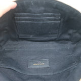 Saint Laurent Cassandre Classic Monogram Belt Bag Black Grain de Poudre Leather