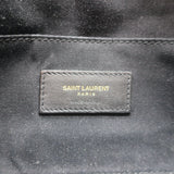 Saint Laurent Cassandre Classic Monogram Belt Bag Black Grain de Poudre Leather