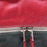 Balenciaga Bazar Small Shopper Tote Orange/Multi Striped Leather Crossbody