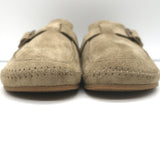 RE/DONE 70s Moc Slides Taupe Suede Size 7 Flat Mules