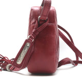 Saint Laurent Lou Medium Camera Bag Red Quilted Leather Crossbody