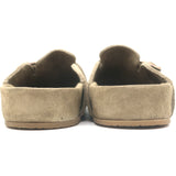 RE/DONE 70s Moc Slides Taupe Suede Size 7 Flat Mules