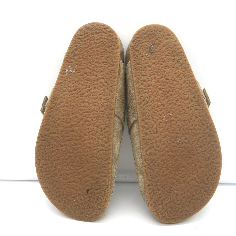 RE/DONE 70s Moc Slides Taupe Suede Size 7 Flat Mules