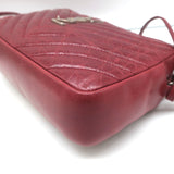 Saint Laurent Lou Medium Camera Bag Red Quilted Leather Crossbody