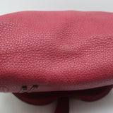 Chloe Marcie Medium Crossbody Saddle Bag Red Grained Leather