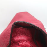 Chloe Marcie Medium Crossbody Saddle Bag Red Grained Leather