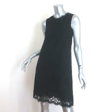 Dolce & Gabbana Floral Lace Sleeveless Mini Dress Black Size 38