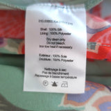 RIXO Selma Midi Dress Mint/Multicolor Floral Print Silk Size Small NEW