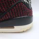 Anna Wintour AWOK x Nike Air Jordan 3 Retro Sneakers Black/Red Tweed Size 9.5
