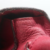 Chloe Marcie Medium Crossbody Saddle Bag Red Grained Leather