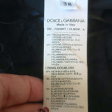 Dolce & Gabbana Floral Lace Sleeveless Mini Dress Black Size 38