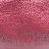Chloe Marcie Medium Crossbody Saddle Bag Red Grained Leather