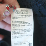 Dolce & Gabbana Floral Lace Sleeveless Mini Dress Black Size 38