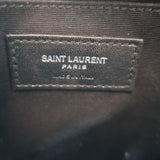 Saint Laurent Monogram Lou Hearts Camera Bag Black Leather Crossbody