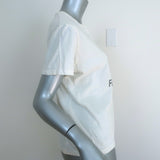 Christian Dior We Should All Be Feminists T-Shirt Cream Size Medium