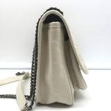 Saint Laurent Baby Niki Shoulder Bag Off-White Vintage Leather Crossbody