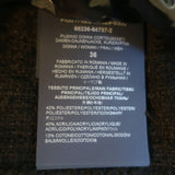 Herno Tweed Down Puffer Jacket Black Cotton-Blend Size 36