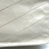 Saint Laurent Baby Niki Shoulder Bag Off-White Vintage Leather Crossbody